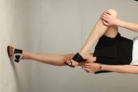 Zanotti Siyah Taş Tokalı