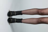 Siyah Fermuar Detaylı Bot