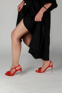  Kırmızı Romantik Abiye